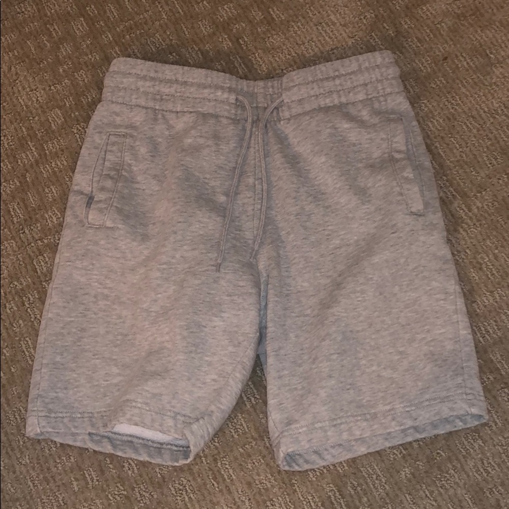 Grey h&m sweat shorts